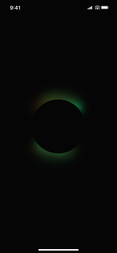 Permissions onboarding — step 6, Exoplan (iOS sample screen)