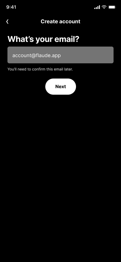 Sign up and pick artists — step 3, Spotify (iOS sample screen)