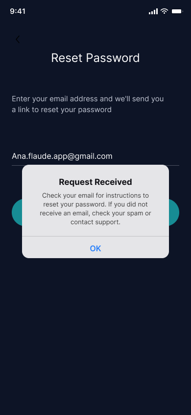 Sign up — step 4, Luminary (iOS sample screen)